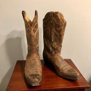 Brown Cowboy Boots - Size 11